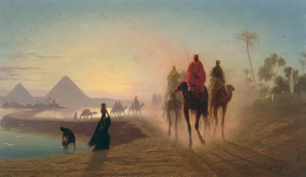 El camino a las pirámides